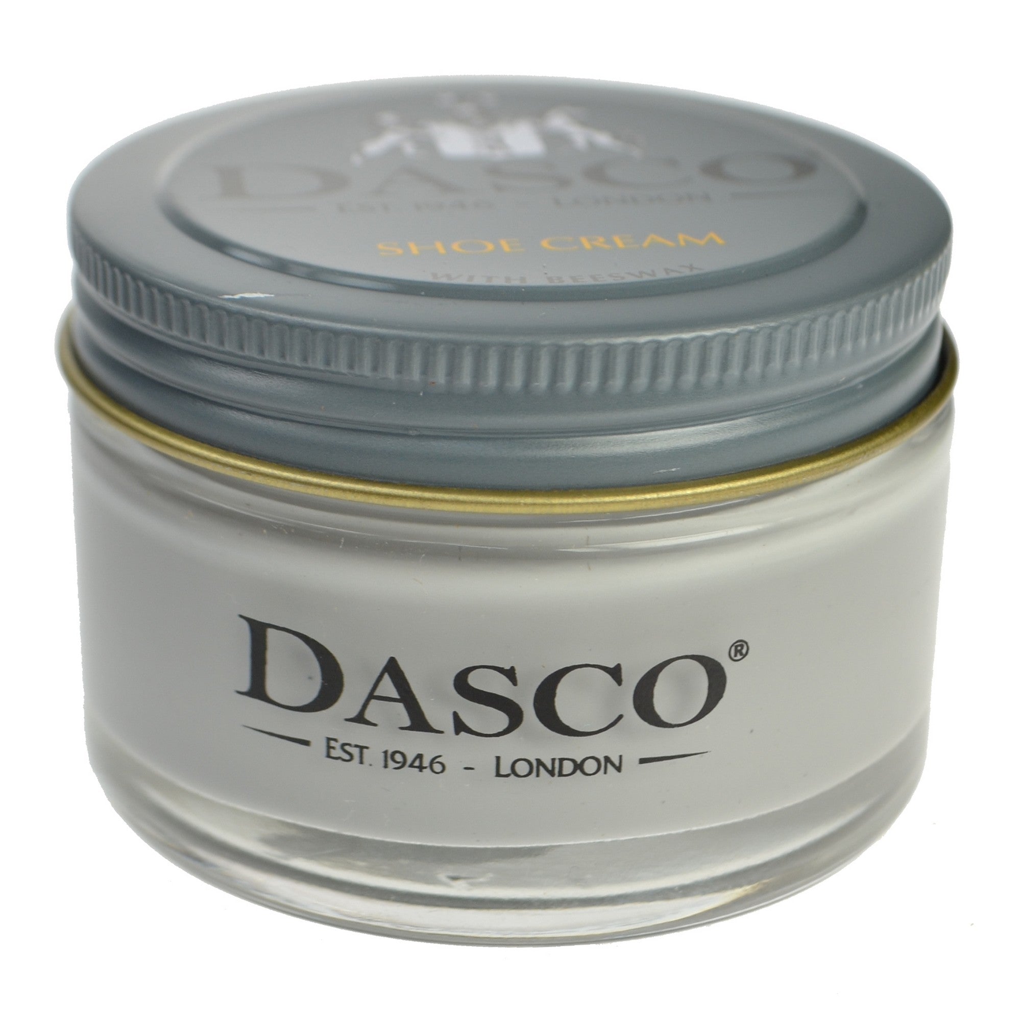 Shoe polish cream beeswax Light Grey 50ml Dasco The Shoe Lace